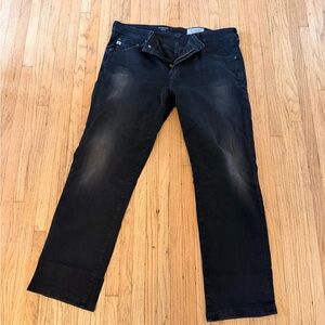 AG Adriano Goldschmied Dark Wash Straight Jeans